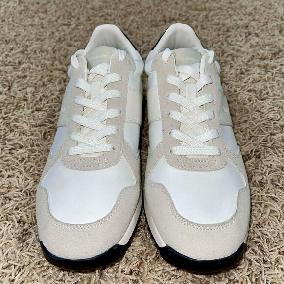 Calvin Klein Men’s Granit Sneakers Shoes White Ivory, Size 11.5 (New) main image 13